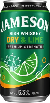 Jameson+Irish+Whiskey+Smooth+Dry+%26amp%3B+Lime+6.3%25+Cans+375mL+10+Pack