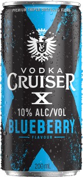 NEW+Vodka+Cruiser+Blueberry+10%25+Cans+200mL