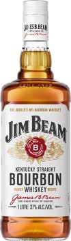 Jim-Beam-White-Label-Kentucky-Straight-Bourbon-Whiskey-1L on sale