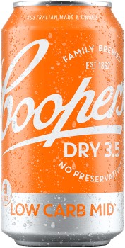 Coopers+Dry+3.5%25+Cans+375mL
