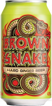 Brown+Snake+Ginger+Beer+Cans+375mL