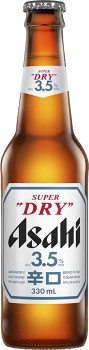 Asahi-Super-Dry-35-Lager-Bottles-330mL on sale