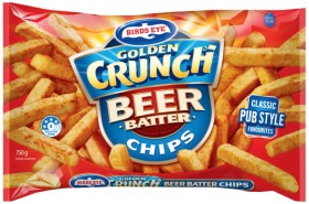Birds-Eye-Golden-Crunch-Chips-750g-Selected-Varieties on sale
