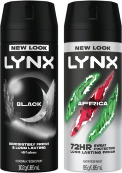 Lynx+Antiperspirant+or+Deodorant+Body+Spray+165mL+Selected+Varieties