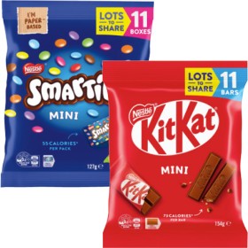 Nestl%26eacute%3B+KitKat%2C+Smarties+or+Milkybar+Fun+Size+11+Pack+Selected+Varieties