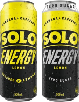 Solo+Energy+Drink+500mL+Selected+Varieties
