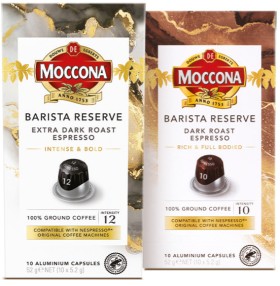 Moccona+Barista+Reserve+Coffee+Capsules+10+Pack+Selected+Varieties