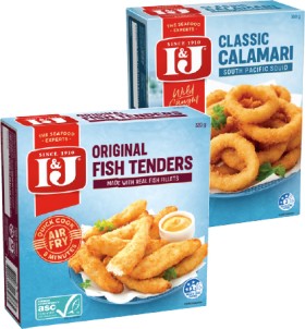 I%26amp%3BJ+Fish+Tenders+320g%2C+Calamari+or+Squid+360g+Selected+Varieties