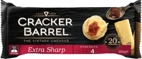 Cracker+Barrel+Extra+Sharp+Vintage+Cheddar+Cheese+Block+500g