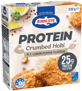 Birds+Eye+Protein+Crumbed+Hoki+320g+Selected+Varieties