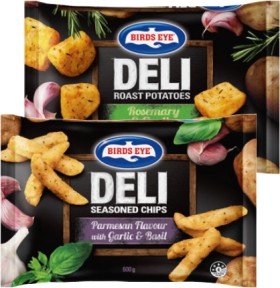 Birds-Eye-Deli-Chips-French-Fries-or-Roast-Potatoes-600g-Selected-Varieties on sale