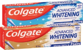 Colgate+Advanced+Whitening+or+MaxFresh+Toothpaste+115g+Selected+Varieties