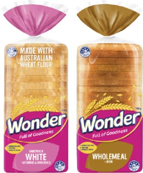 Wonder+White+or+Wholemeal+Bread+680-700g+Selected+Varieties