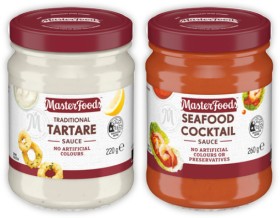 MasterFoods+Seafood+Cocktail+260g%2C+Tartare+Sauce+220g+or+Mint+Jelly+290g
