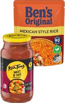 Bens-Original-Flavoured-Rice-220250g-or-KanTong-Cooking-Sauce-485520g-Selected-Varieties on sale
