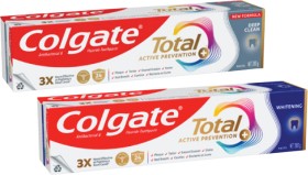 Colgate+Total+Active+Prevention+Deep+Clean+or+Whitening+Toothpaste+200g
