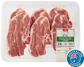 Coles-Australian-Lamb-Forequarter-Chops on sale