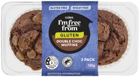 Coles-Im-Free-From-Gluten-Muffins-2-Pack-130g on sale