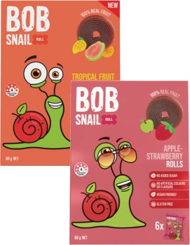 Bob-Snail-Fruit-Rolls-60g on sale