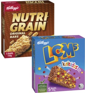 Kellogg%26%23039%3Bs+LCMs+or+Nutri+Grain+Bars+5+Pack+100g-110g