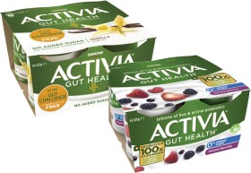 Activia+Probiotic+Yoghurt+No+Added+Sugar+4x125g
