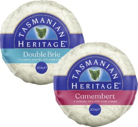 Tasmanian+Heritage+Double+Cream+Brie+or+Camembert+200g