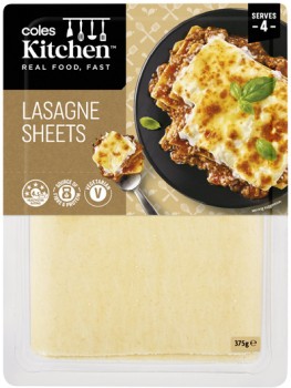 Coles+Kitchen+Lasagne+Sheets+375g