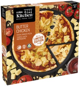 Coles-Kitchen-Limited-Edition-Pizza-445g-500g on sale