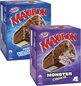 Peters-Maxibon-4-Pack-560mL on sale