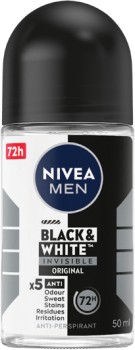 Nivea+Men+Invisible+Black+%26amp%3B+White+Antiperspirant+Roll+On+Deodorant+50mL