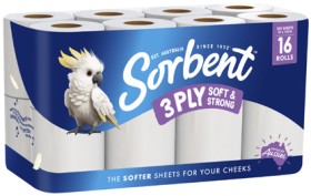 Sorbent-3-Ply-Soft-Strong-Toilet-Paper-16-Pack on sale