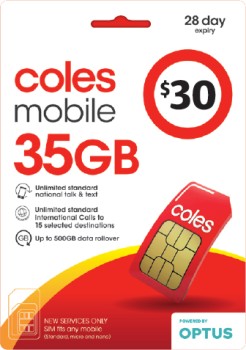 Coles+Mobile+%2430+Prepaid+SIM