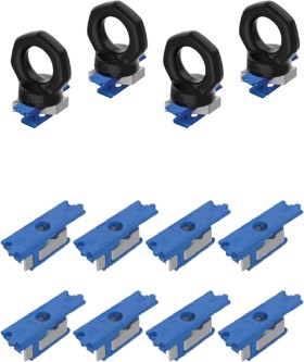 Rhino+Rack+8pk+Channel+Nut+and+Zwifloc+4pk+Eyebolt+Set+Bundle