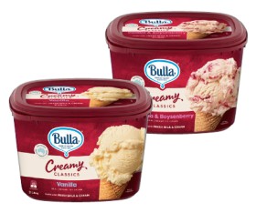 Bulla-Creamy-Classics-Ice-Cream-2-Litre-Selected-Varieties on sale
