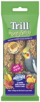 Trill-Honey-Sticks-Bird-Treats-3-Pack-Selected-Varieties on sale