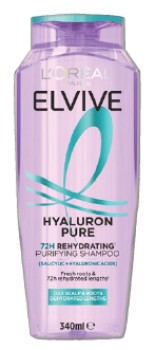 NEW+L%26rsquo%3BOreal+Paris+Elvive+Hyaluron+Pure+Shampoo+340mL