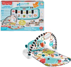 Fisher-Price-Deluxe-Kick-N-Play-Piano-Blue on sale