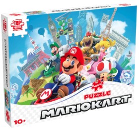 SUPER+MARIO+Mario+Kart+Around+The+World+Puzzle+1000+Piece
