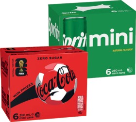 Coca%E2%80%91Cola%2C+Sprite+Mini+or+Mount+Franklin+6x250mL+Selected+Varieties