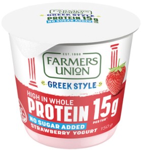 Farmers+Union+Greek+Style+High+Protein+Yogurt+150g+Selected+Varieties