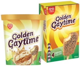 Streets-Golden-Gaytime-Ice-Cream-Sticks-4-Pack-or-Tub-1-Litre-Selected-Varieties on sale