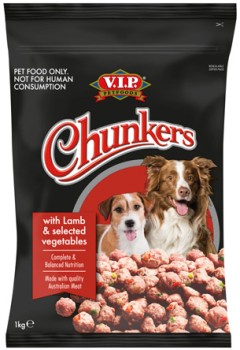 VIP-Chunkers-Fresh-Dog-Food-1kg-Selected-Varieties-Refrigerated-Pet-Food on sale