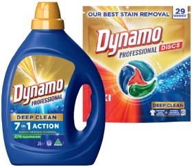 Dynamo-Professional-Laundry-Liquid-2-Litre-or-Capsules-29-Pack-Selected-Varieties on sale