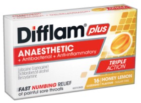 Difflam+Plus+Sore+Throat+Relief+Lozenges+16+Pack%2A+Selected+Varieties