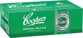 Coopers-Pale-Ale-24-Pack-375mL-Cans on sale