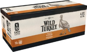 Wild+Turkey+Bourbon+%26amp%3B+Cola+10+Pack+375mL+Cans