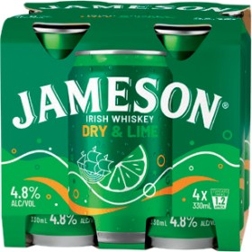 Jameson-48-Dry-Lime-4-Pack-330mL-Cans on sale
