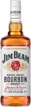 Jim+Beam+White+Label+Kentucky+Straight+Bourbon+Whiskey+1L