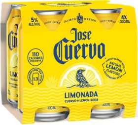 Jose-Cuervo-Limonada-5-4-Pack-330mL-Cans on sale