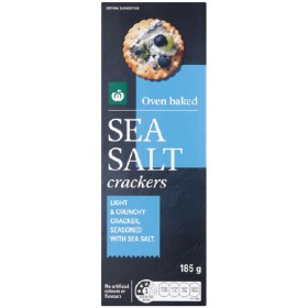 Woolworths+Sea+Salt+Crackers+185g